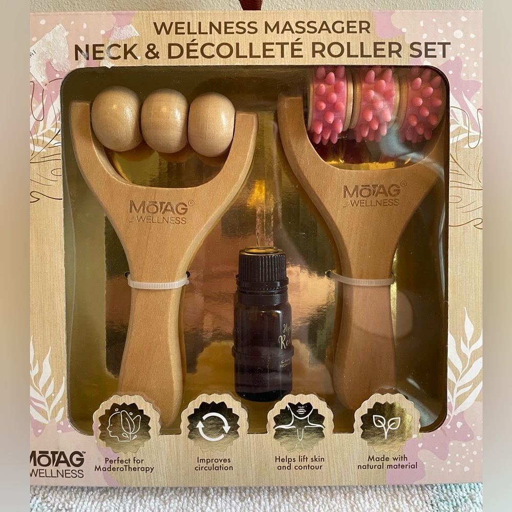 MÖTAG Wellness Neck & Décolleté Roller Set NWT
